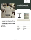 Lancaster Table & Seating 427SSQ2828CP Specsheet