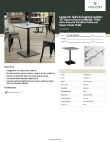 Lancaster Table & Seating 427SSQ2828VE Specsheet Lancaster Table & Seating 427SSQ2828VE Specsheet