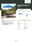 Lancaster Table & Seating 427UMBRW09BL Specsheet Lancaster Table & Seating 427UMBRW09BL Specsheet