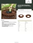 Lancaster Table & Seating 475SF36LIDBN Specsheet