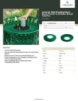 Lancaster Table & Seating 475SF36LIDGN Specsheet