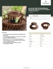 Lancaster Table & Seating 475SR36LIDBN Specsheet
