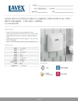 Lavex 158LAVADAWHDSS Specsheet