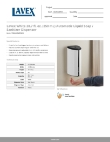 Lavex Janitorial 158LAVAK09WH Specsheet