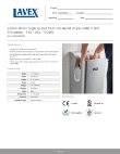Lavex Janitorial 158LAVHD20SS Specsheet