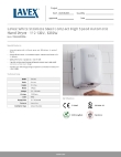 Lavex Janitorial 158LAVHD28WH Specsheet