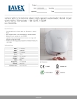 Lavex Janitorial 158LAVHD29WH Specsheet