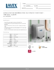 Lavex 158LAVHDSSS Specsheet