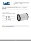 Lavex 158LAVVHDFILT Specsheet