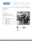 Lavex 4751103656BK Specsheet