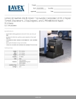 Lavex 47542OP2WBKK Specsheet Lavex 47542OP2WBKK Specsheet