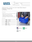 Lavex 47553204177BL Specsheet