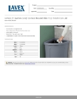 Lavex 475CR21RLDGY Specsheet Lavex 475CR21RLDGY Specsheet