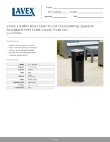Lavex 475SP3RDBK Specsheet Lavex 475SP3RDBK Specsheet
