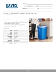 Lavex 475SQ25BLREC Specsheet Lavex 475SQ25BLREC Specsheet
