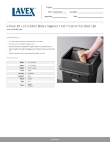 Lavex 475SQLD23BK Specsheet Lavex 475SQLD23BK Specsheet