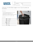 Lavex 475SQLD35BK Specsheet Lavex 475SQLD35BK Specsheet
