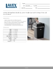 Lavex 475STCBK19KT Specsheet Lavex 475STCBK19KT Specsheet