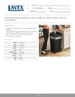 Lavex 475STCBK25KT Specsheet Lavex 475STCBK25KT Specsheet