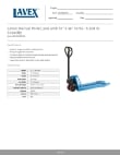 Lavex 481XN25DF400 Specsheet Lavex 481XN25DF400 Specsheet