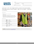 Lavex Industrial 486CSLIMVEST Specsheet