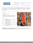 Lavex Industrial 486CSORGVEST Specsheet