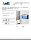 Lavex 605BZ30WSLIM Specsheet