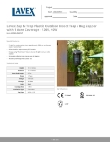 Lavex 605BZ40WOUT Specsheet