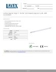 Lavex 605LED8WATT Specsheet