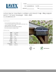 Lavex 605LEDBZ36WWALLOUT Specsheet