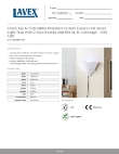 Lavex 605LEDWS13W Specsheet