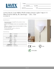 Lavex 605WS13W Specsheet