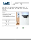 Lavex 605WS16WDBKLED Specsheet