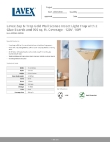 Lavex 605WS16WDGD Specsheet Lavex 605WS16WDGD Specsheet