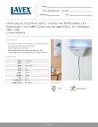 Lavex 605WS16WDLEDSLVR Specsheet