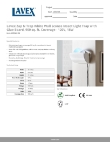 Lavex 605WS18W Specsheet