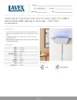 Lavex 605WS30WDSLVR Specsheet