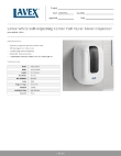 Lavex 66AWLPTPULL Specsheet