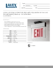 Lavex Industrial 6951REDGCLRA Specsheet Lavex Industrial 6951REDGCLRA Specsheet