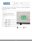 Lavex Industrial 6952SGCBO Specsheet Lavex Industrial 6952SGCBO Specsheet