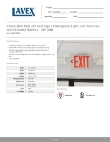 Lavex Industrial 6952SRCBO Specsheet