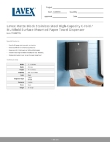 Lavex 712MBPTDV Specsheet Lavex 712MBPTDV Specsheet
