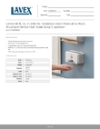 Lavex 712SSSD40HF Specsheet Lavex 712SSSD40HF Specsheet