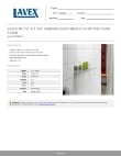 Lavex 712SSSS418 Specsheet Lavex 712SSSS418 Specsheet