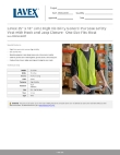 Lavex 99925LILIMVEST Specsheet