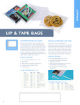 Lavex Industrial Clear Resealable Polypropylene Bag Spec Sheet