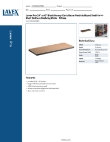 Lavex Pro 457B2460Z4PBBS Specsheet
