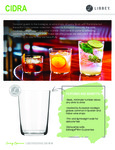 Libbey Cidra Specsheet Libbey Cidra Specsheet