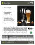 Libbey Wheat Beer Specs