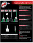 Libman 537205 Precision Angle Broom Spec Sheet Libman 537205 Precision Angle Broom Spec Sheet